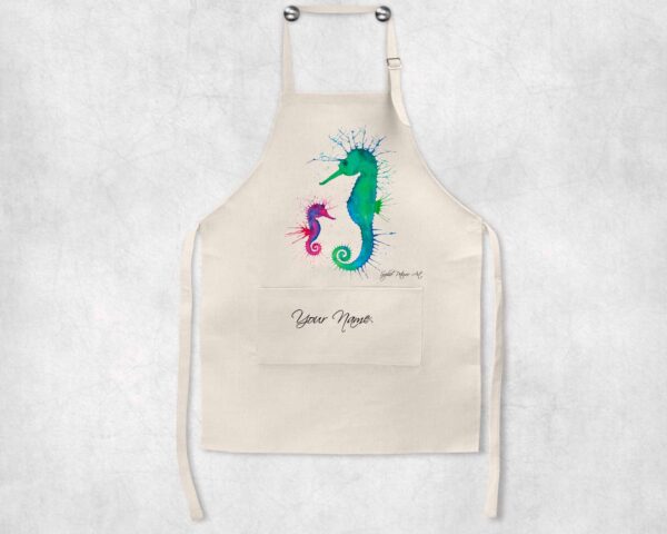 Personalised-Seahorses-Apron