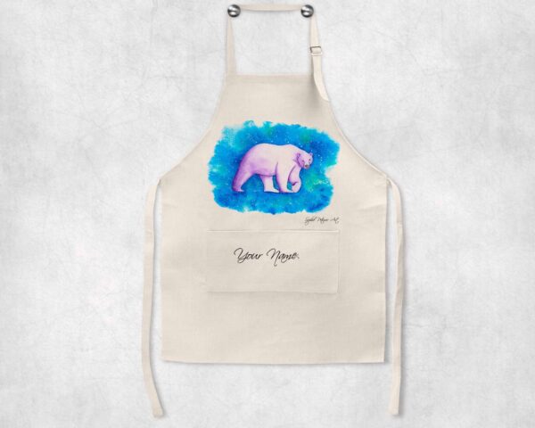 Personalised Polar Bear Apron