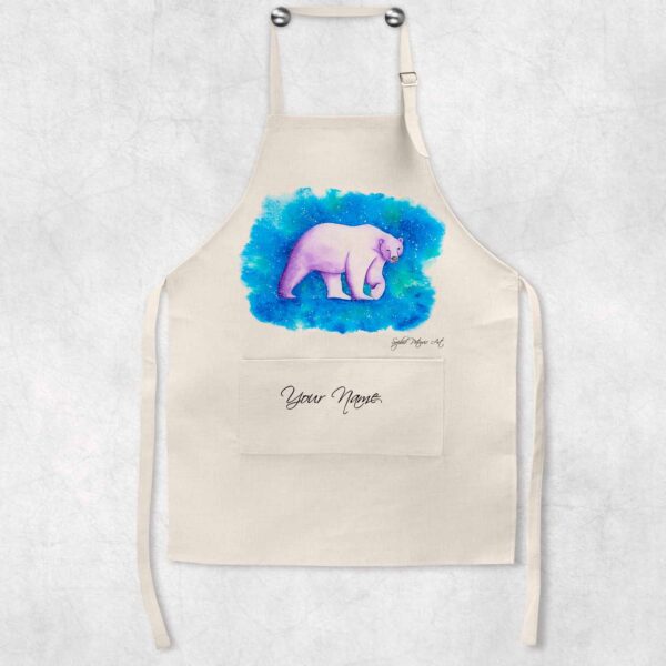 Personalised Polar Bear Apron