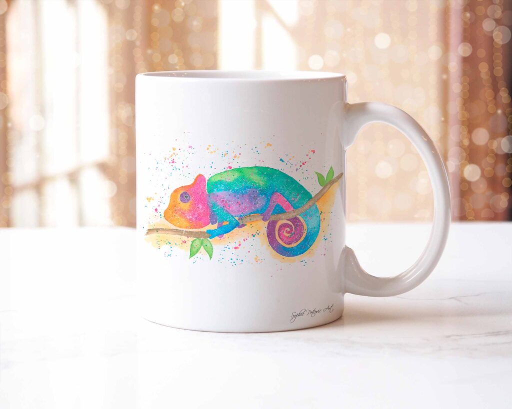 Colin The Chameleon Mug