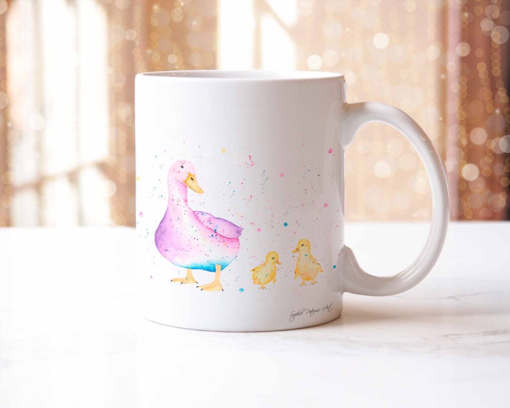 The Duck Family Mug