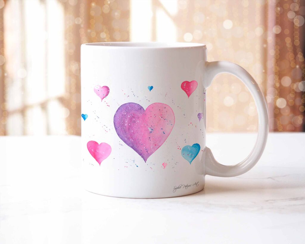 Hearts Mug