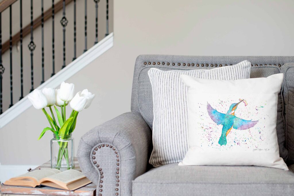 Kingfisher Cushion Cover