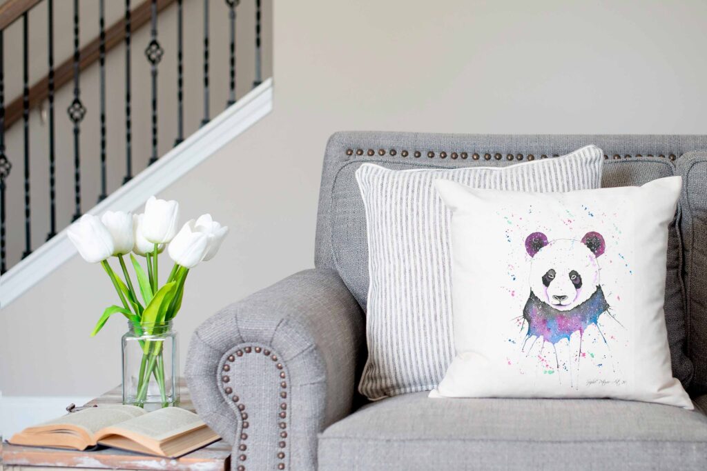 Polly The Panda Cushion Cover