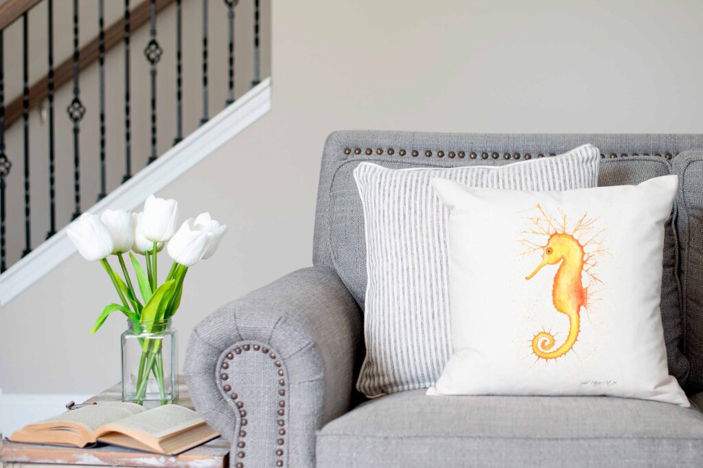 Sammie The Seahorse Cushion Cover