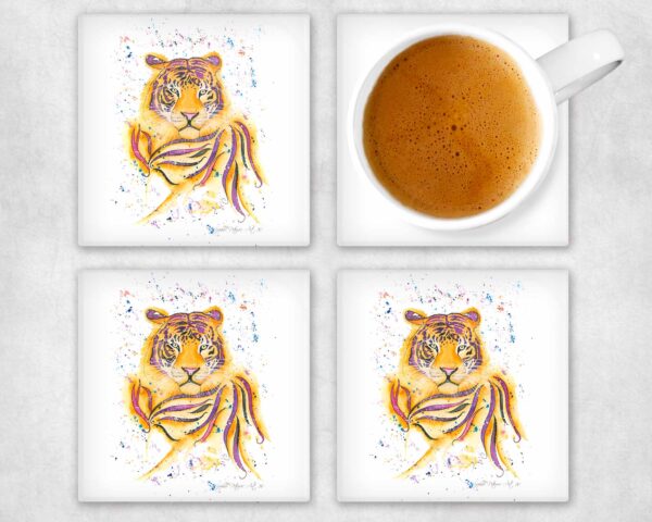 Terence The Tiger Glass Coasters