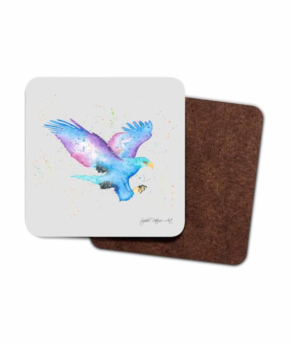 Erik The Eagle Hardboard Coaster