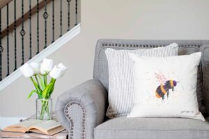 Bonnie the bee cushion