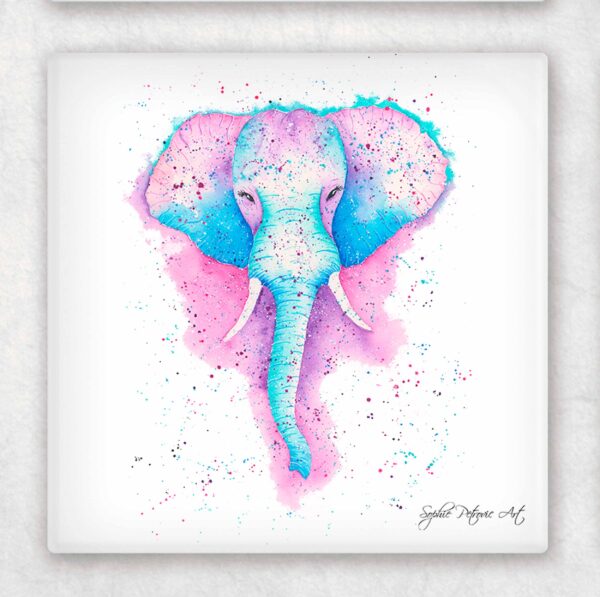 Original Elephant Glass Coasters - Image 2