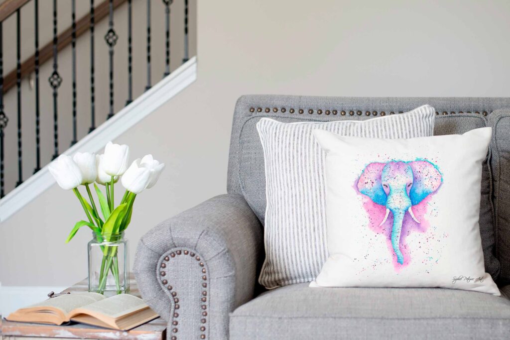 Original Elephant Cushion Cover