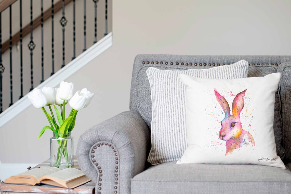 Mrs Hare Cushion Cover