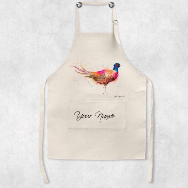 Personalised-Phil-The-Pheasant-Apron