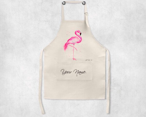 Personalised-Pink-Flamingo-Apron