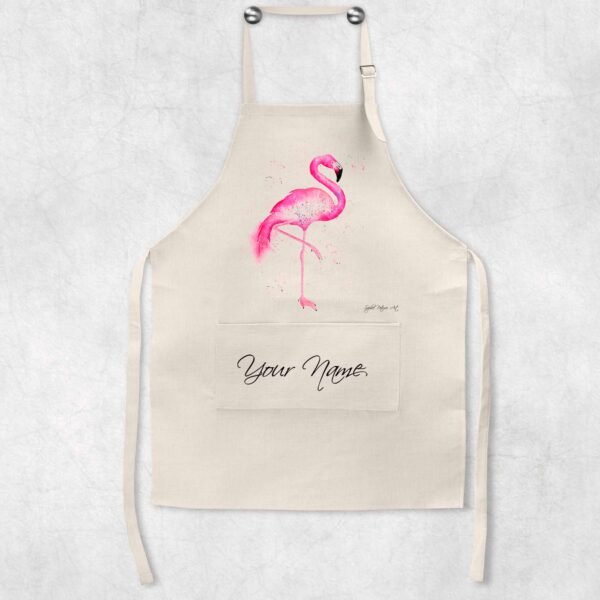 Personalised-Pink-Flamingo-Apron