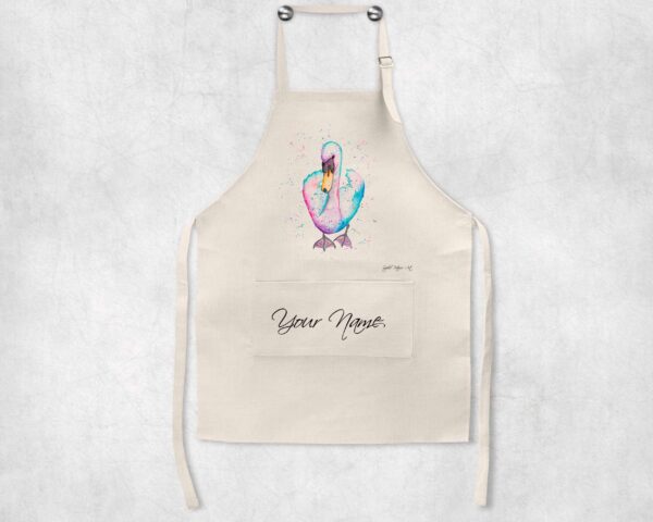 Personalised-Sally-The-Swan-Apron