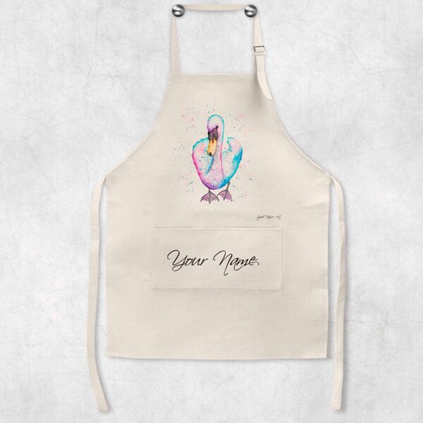 Personalised-Sally-The-Swan-Apron