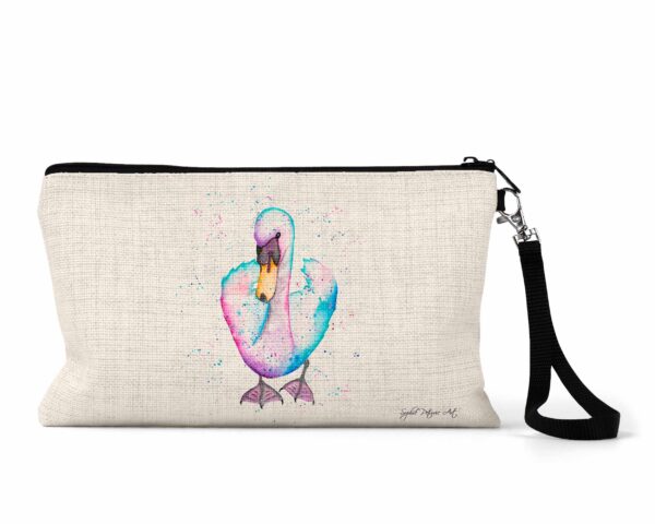 Sally The Swan Cosmetic Bag