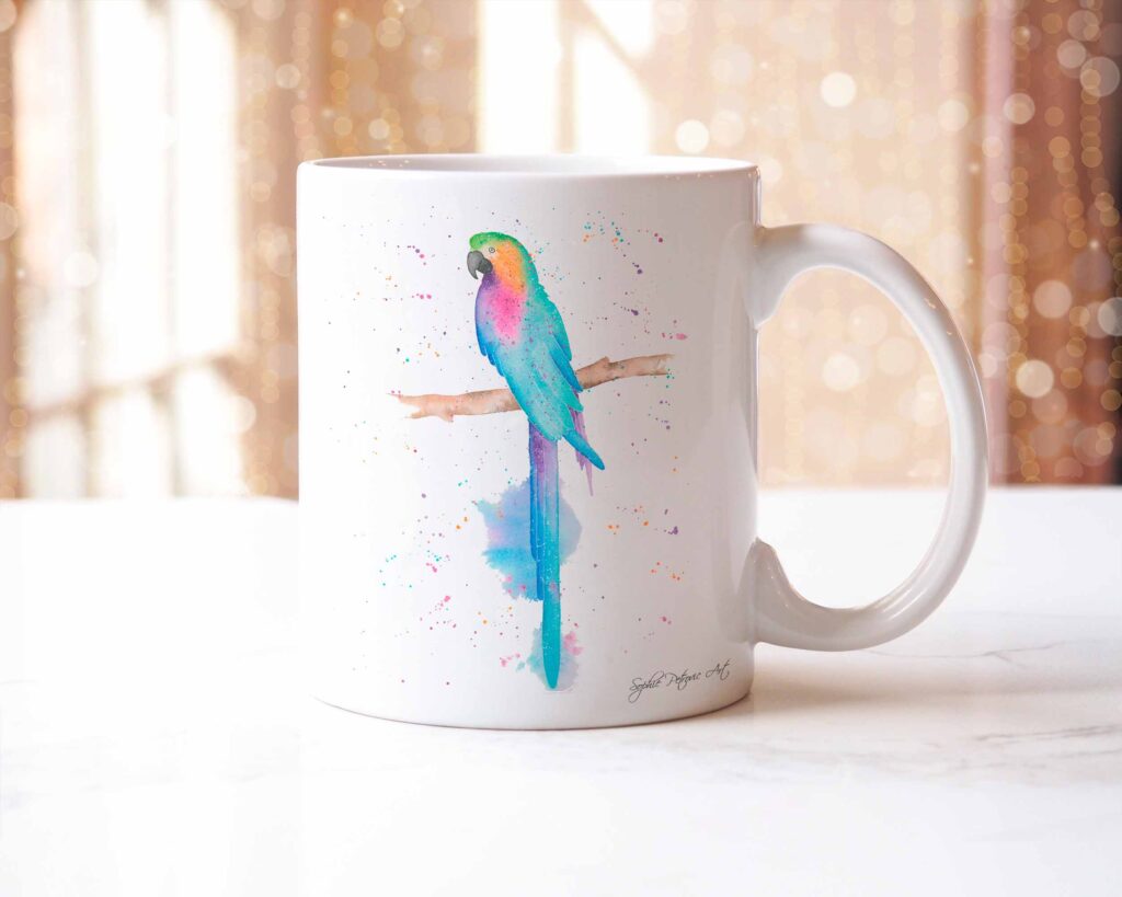 Pippa The Parrot Mug