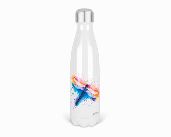 watercolour-dragonfly-printed-onto-a-steel-water-bottle