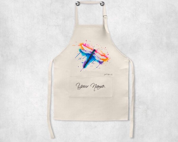 Personalised Dragonfly Apron