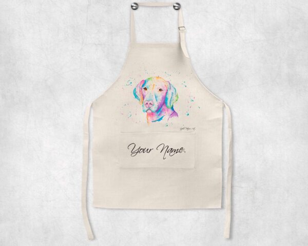 Personalised Hugo The Hungarian Pointer Apron