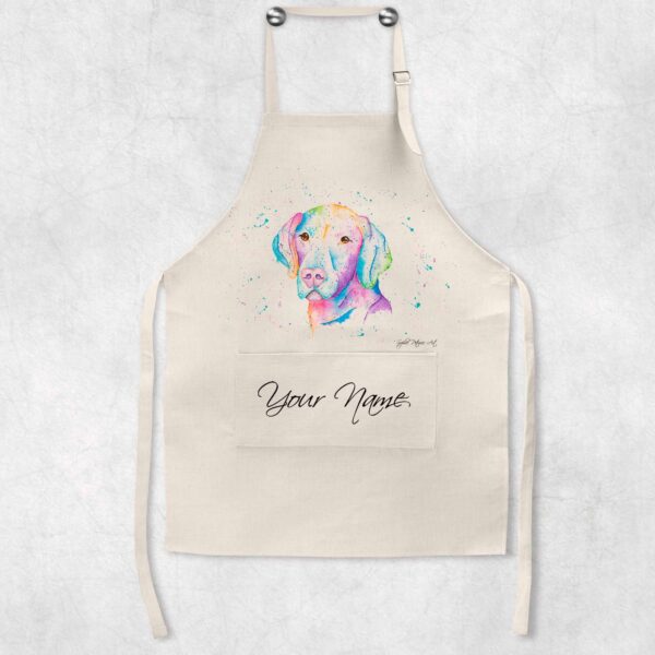 Personalised Hugo The Hungarian Pointer Apron