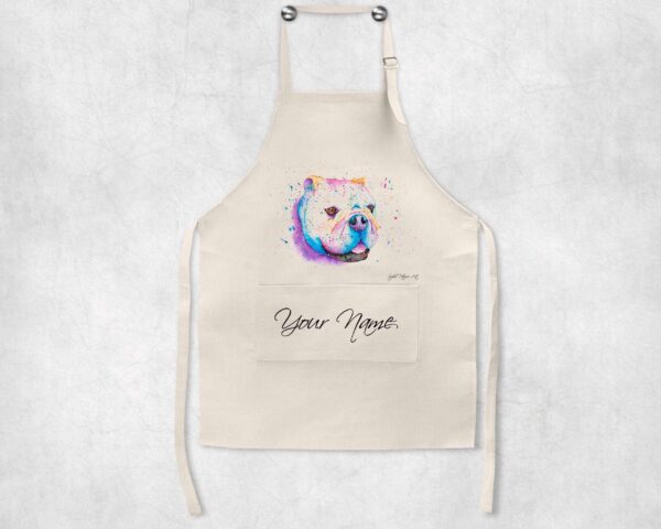 Personalised-Bruce-The-Bulldog-Apron