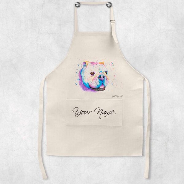 Personalised-Bruce-The-Bulldog-Apron