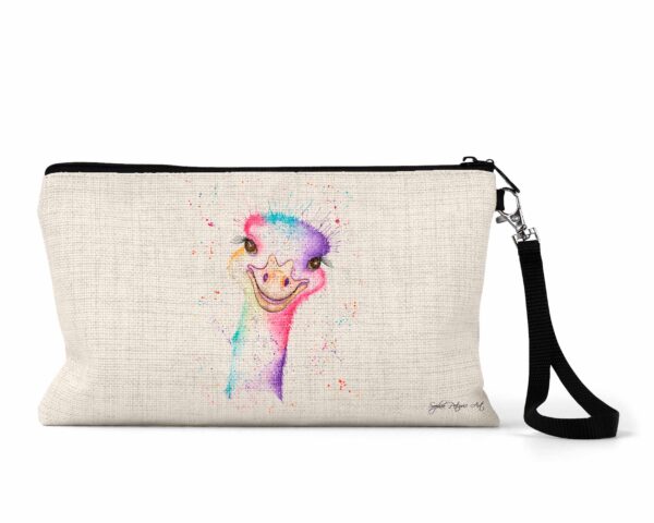 Emma The Ostrich Cosmetic Bag