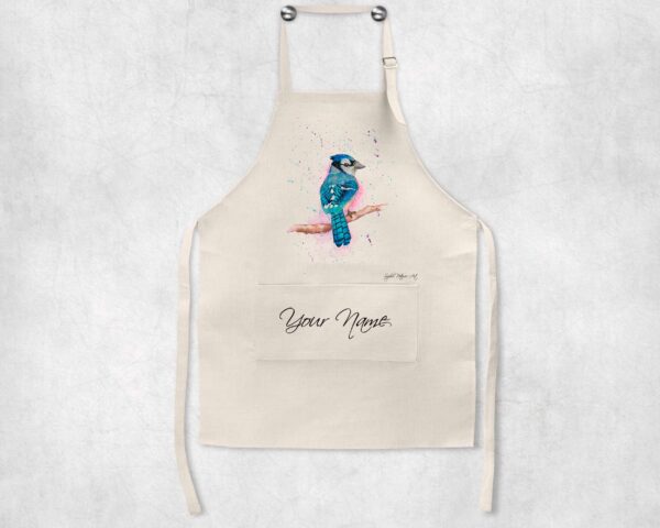 Personalised-Blue-Jay-Apron