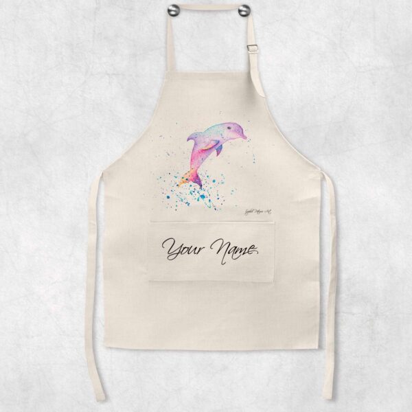 Personalised-Dolphin-Apron