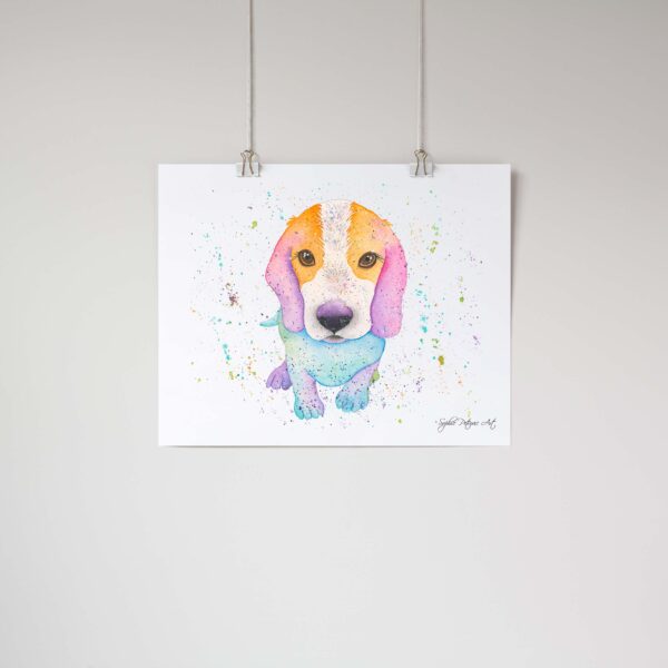 Beagle-Puppy-Art-Print