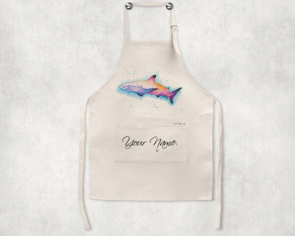 Personalised-Black-Tip-Reef-Shark-Apron