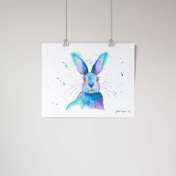 Blue-Rabbit-Art-Print