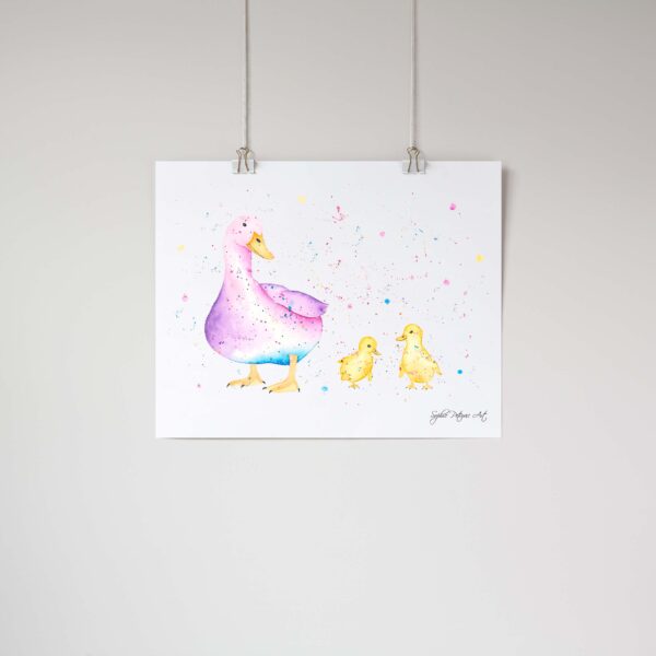 The-Duck-Family-Art-Print