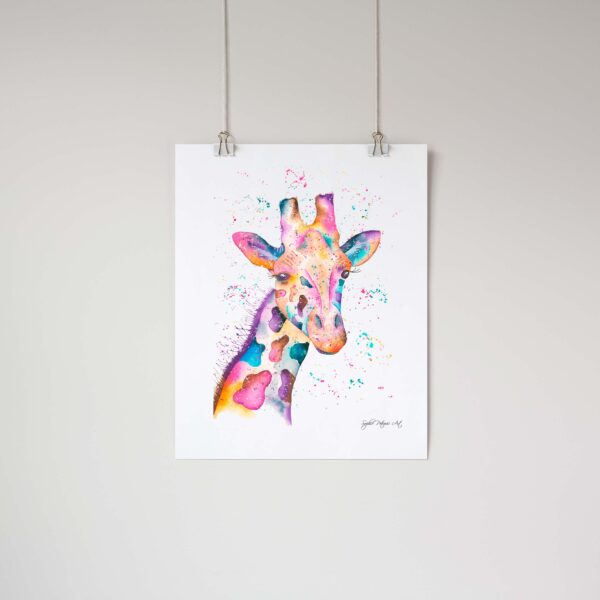 Georgina-The-Giraffe-Art-Print