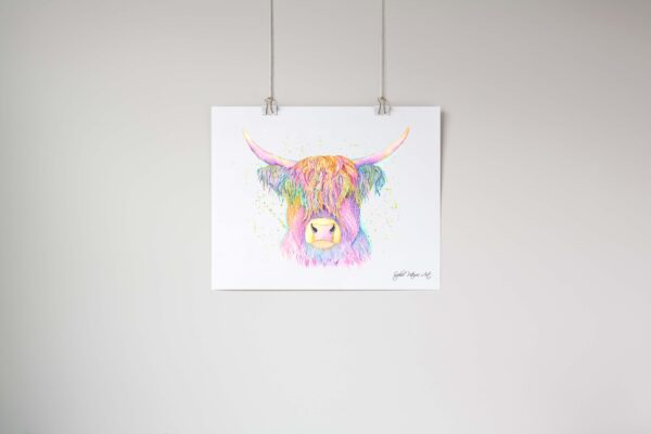 Hank-The-Highland-cow-Art-Print