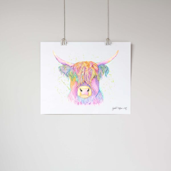 Hank-The-Highland-cow-Art-Print