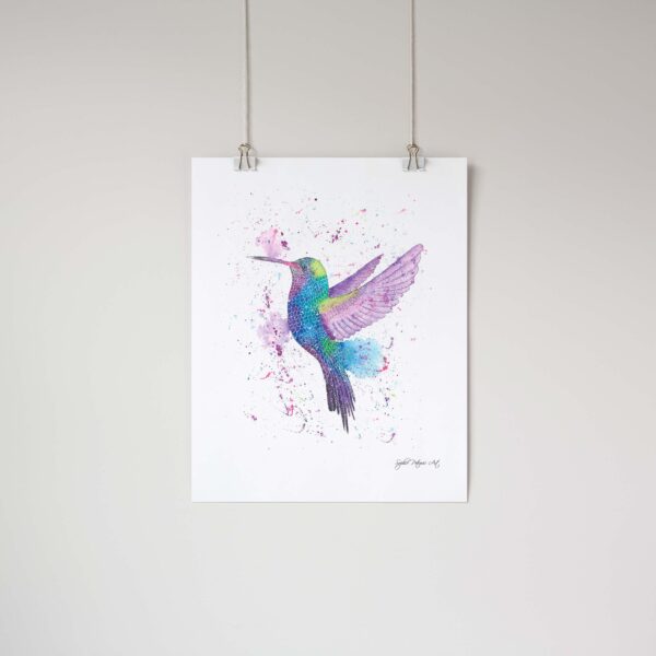 Hattie-The-Hummingbird-Art-Print