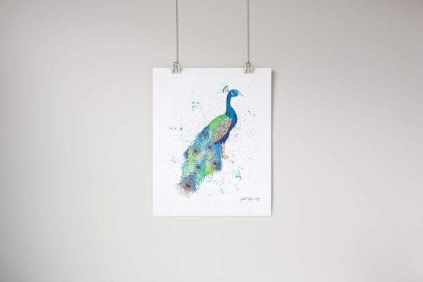 Mr-P-The-Peacock-Art-Print