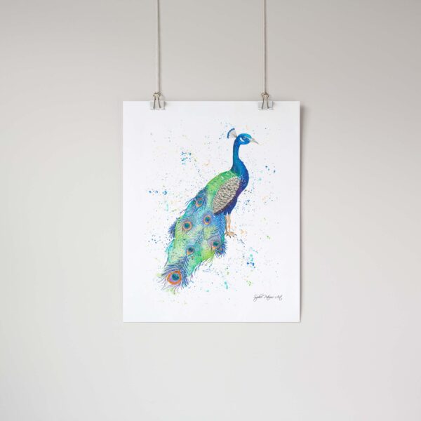 Mr-P-The-Peacock-Art-Print