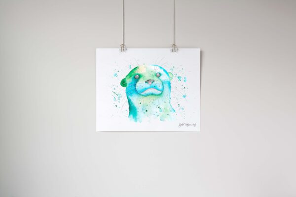 Oliver-The-Otter-Art-Print