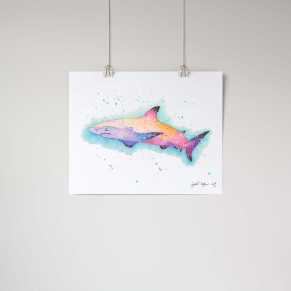 Black-Tip-Reef-Shark-Art-Print