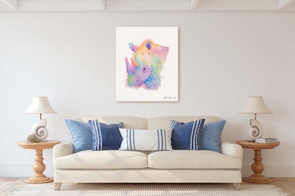 Rhino-canvas-print