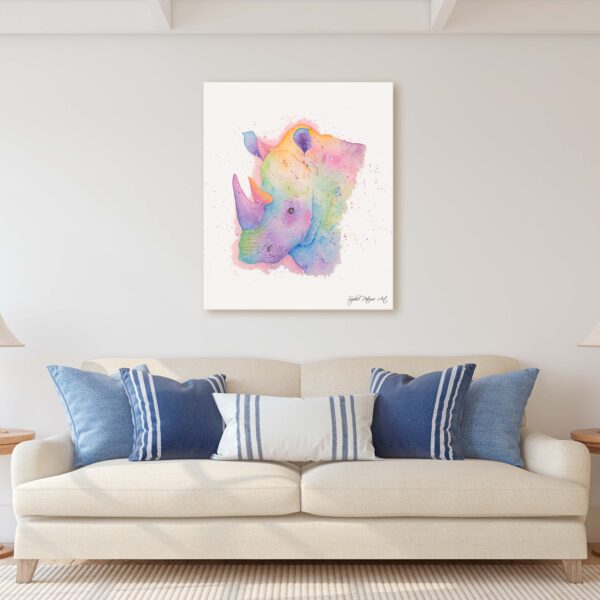 Rhino-canvas-print