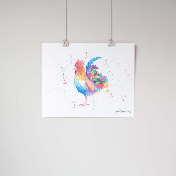 Roo-The-Rooster-Art-Print