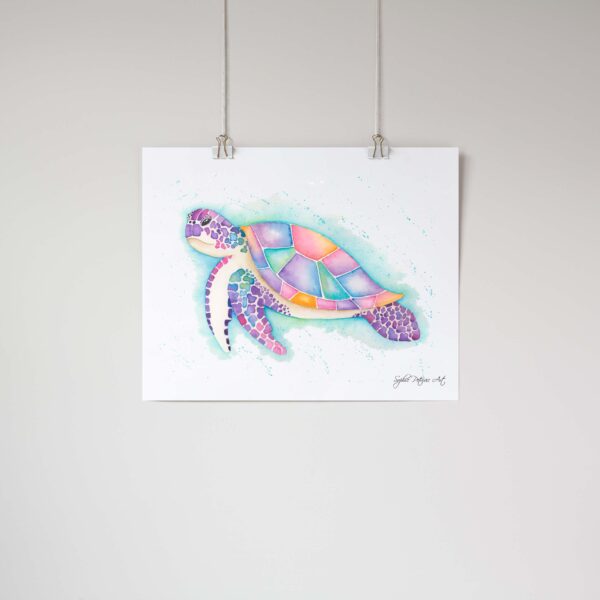 Tellula-The-Turtle-Art-Print