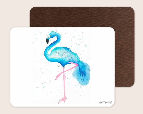 Blue Flamingo Placemat