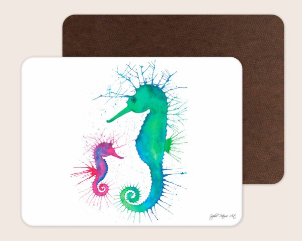 Colourful Seahorses Placemat