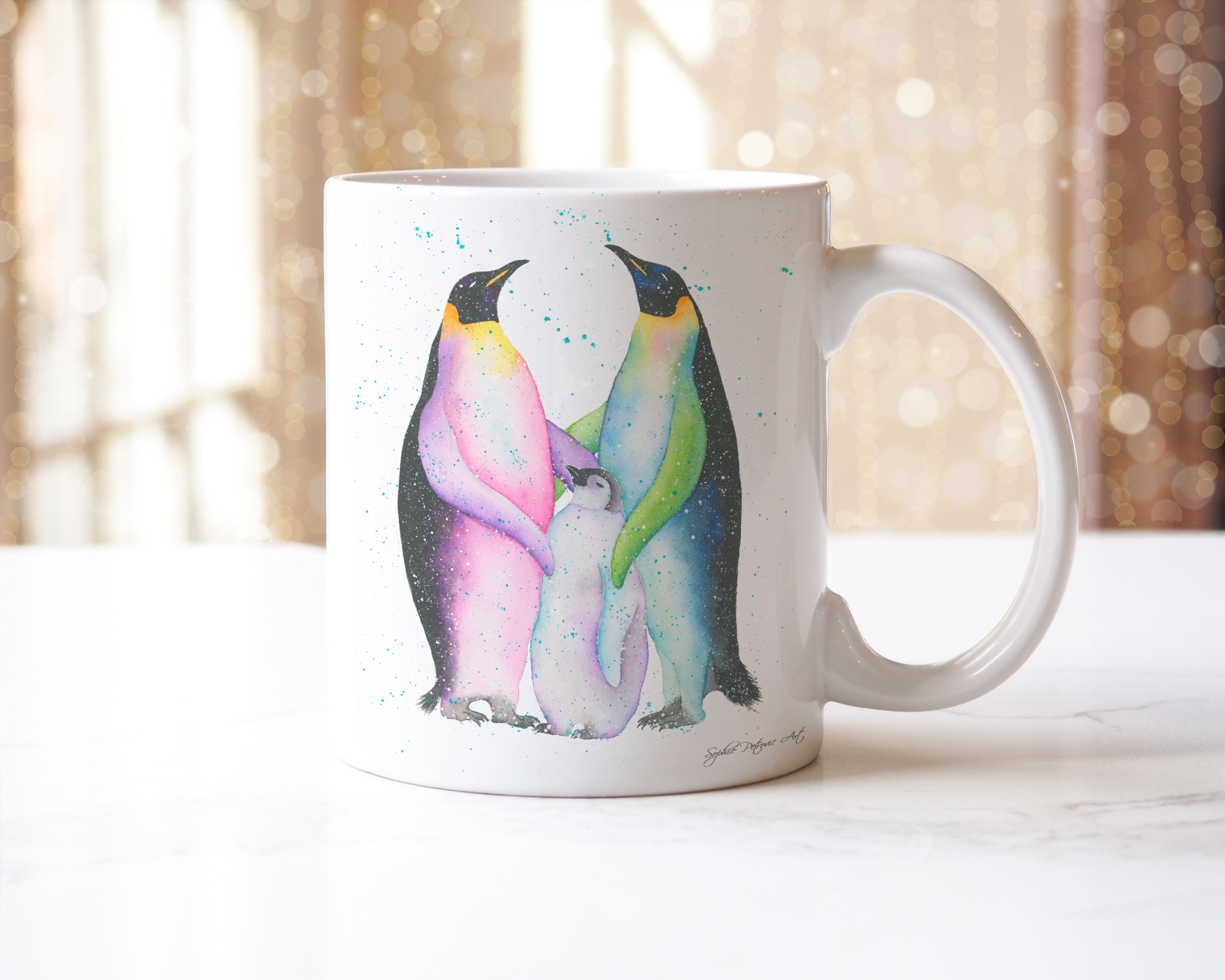 Penguin Family Mug